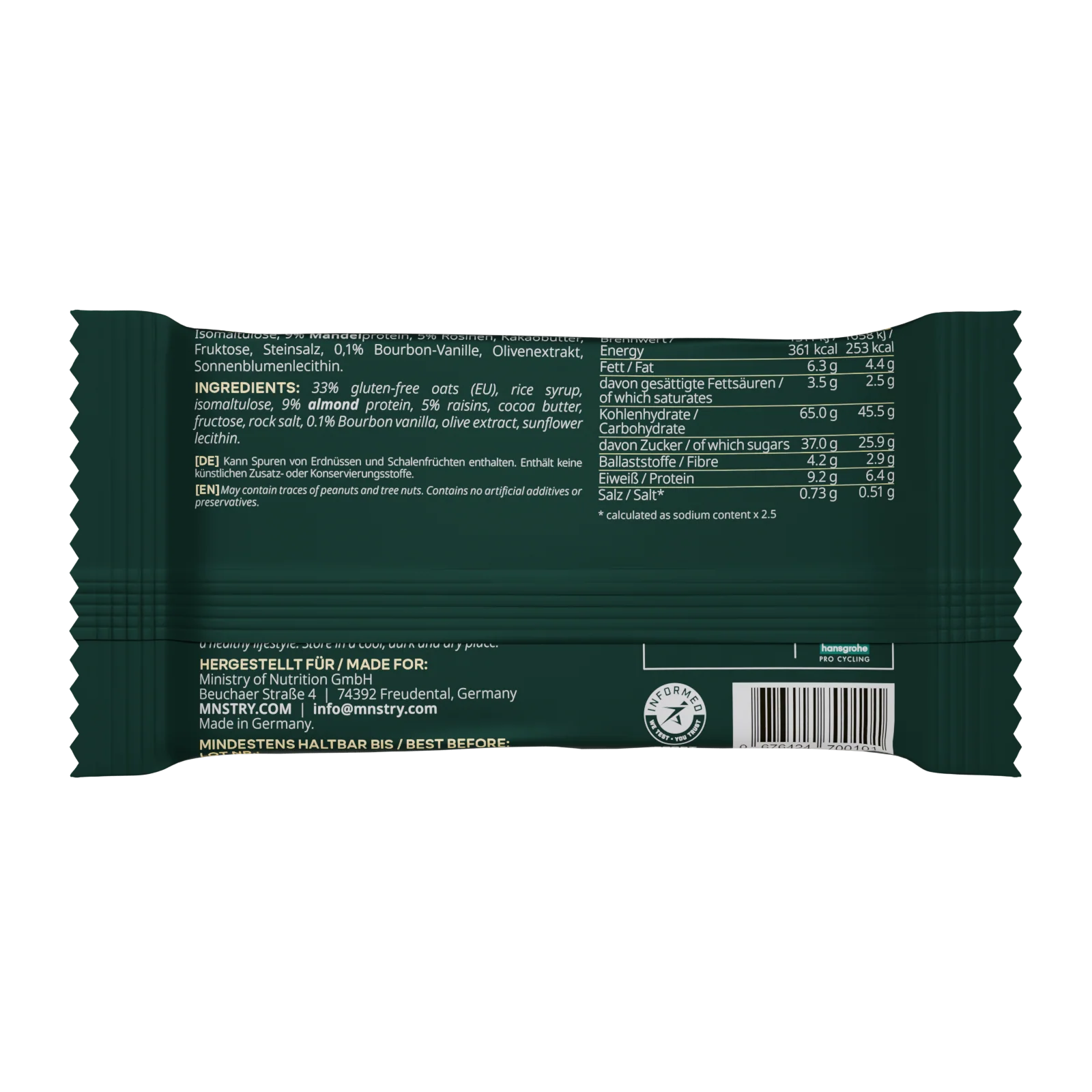 PORRIDGE BAR Almond - Image 2